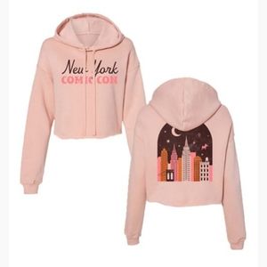 NYCC Skyline Ladies Crop Hoodie